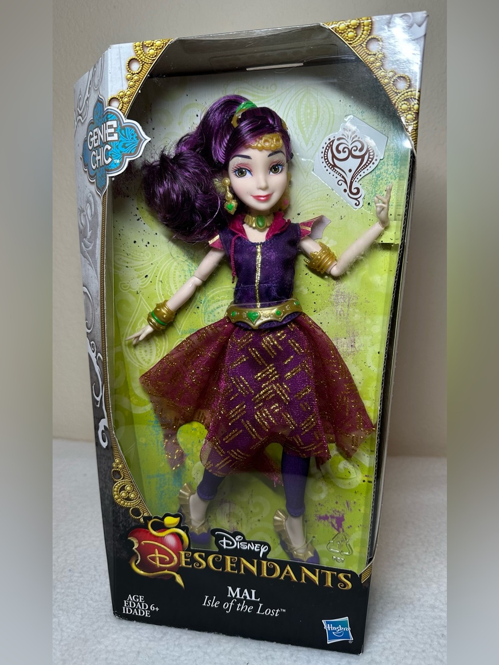 Disney Descendants Genie Chic Blue EVIE Isle of the Lost doll 11" Evil Queen